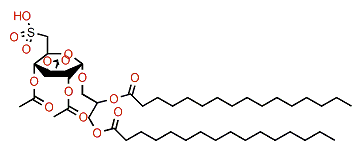 2',3',4'-Triacetyl-1,2-di-O-(hexadecanoyl)glycerol 3-(6-deoxy-6-sulfo-a-D-glucopyranoside)